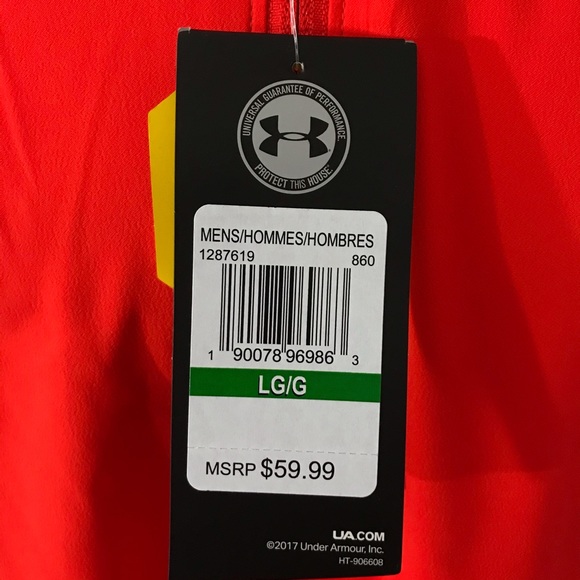 New Mens Under Armour Triumph Cage Jacket Size L - Picture 6 of 8